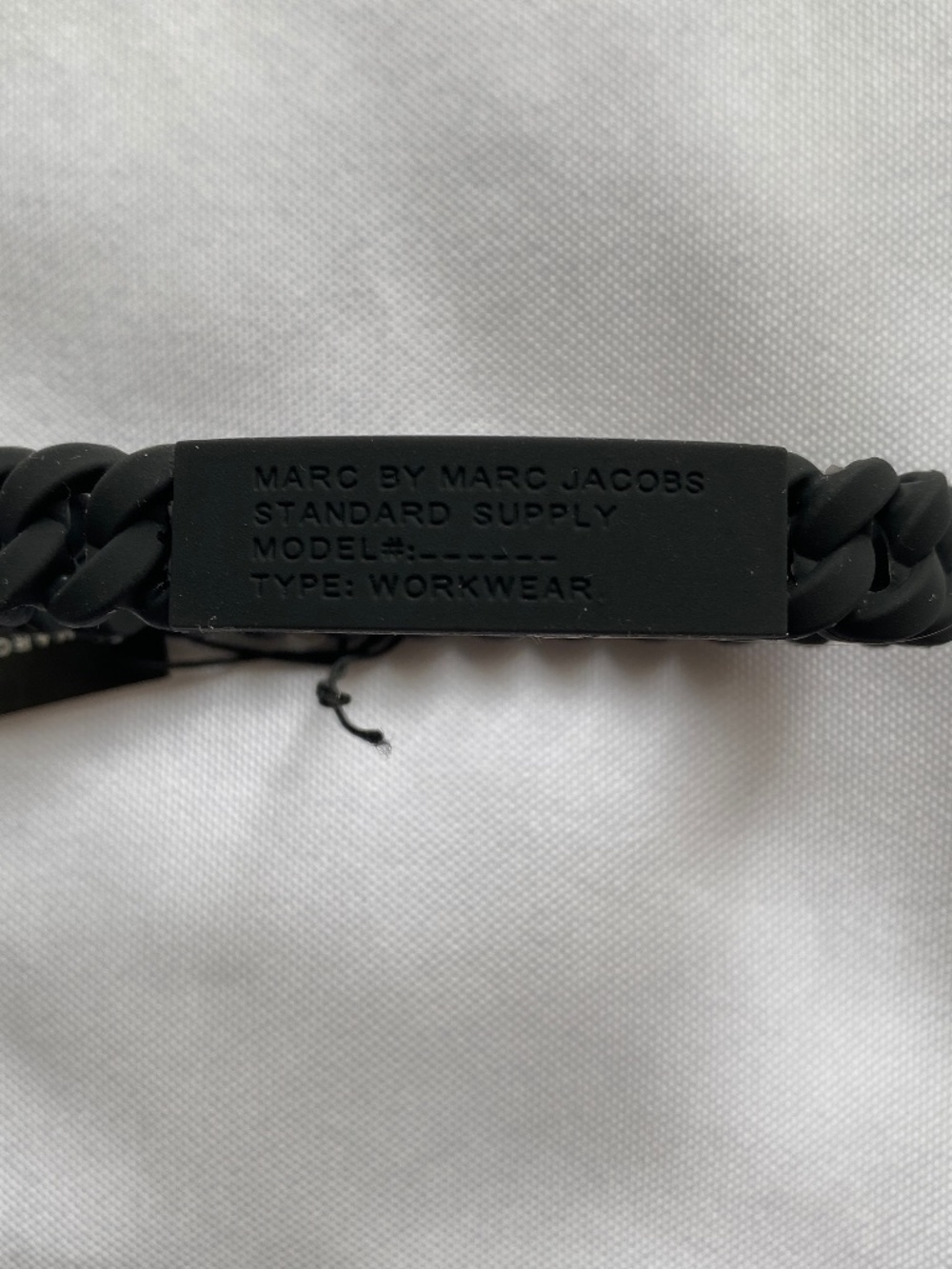 MARC BY MARC JACOBS - Black Silicon Bracelet